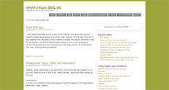 Desktop Screenshot of hilly.org.uk